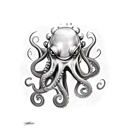 Demon Octopus 3 Eyes