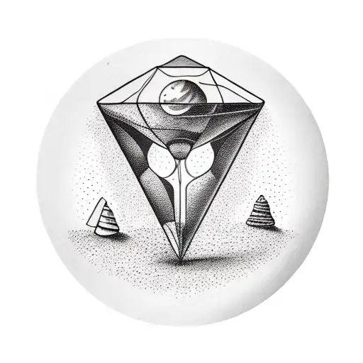 Desert Inside A Hourglass