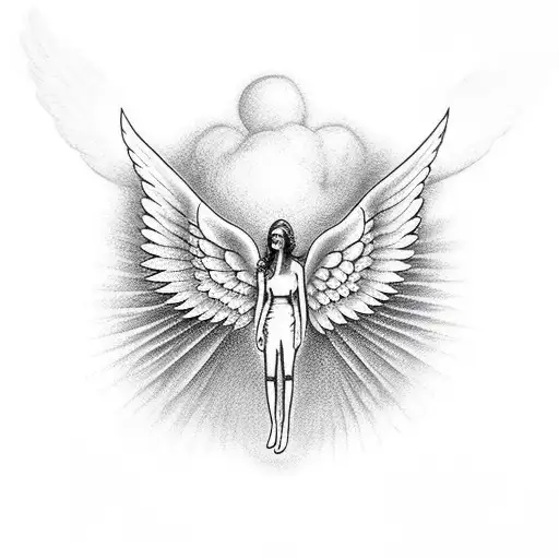 Angel Falling From Heavens