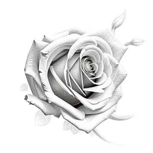 Rose And Daisy In A Boutique