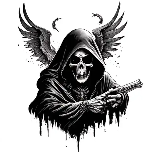 Grim Reaper Taking A Soul