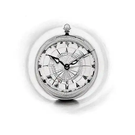 A Clock And A Globe Together