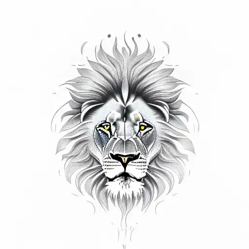 Lion With Waves