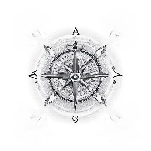 Bapak Saya With Compass