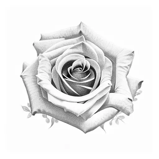 Rose With Vine Writing