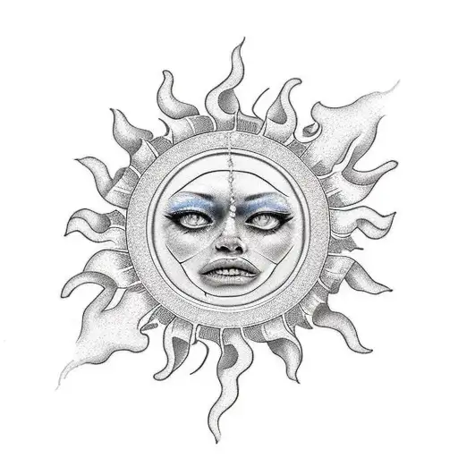 Sun With Chains