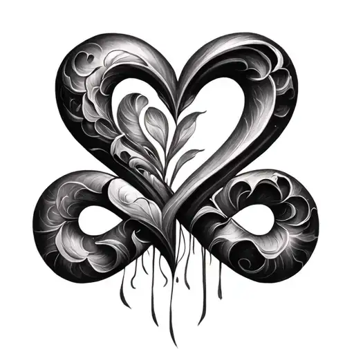 Love Symbol Merging Seamlessly