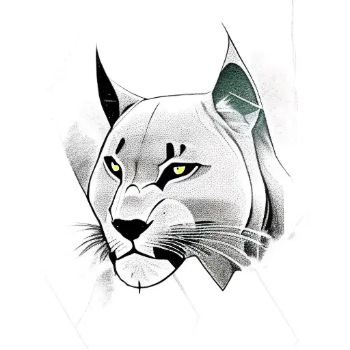 A Majestic Black Panther Standing Atop A Mountain Peak