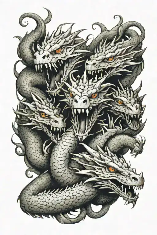 Five Headed Hydra Dragon