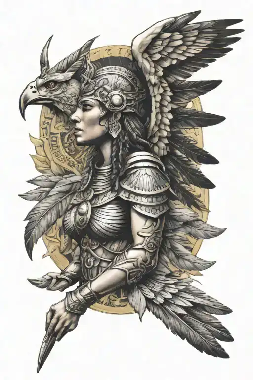 Egyptian Wing Valkyrie Lesbian