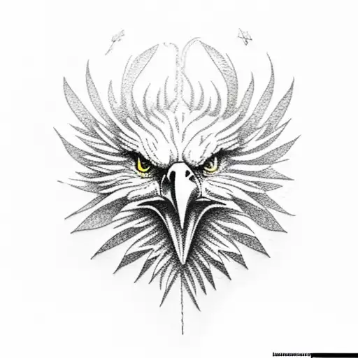 A Bald Eagle Perched On Top Of A Tree Of Liberty