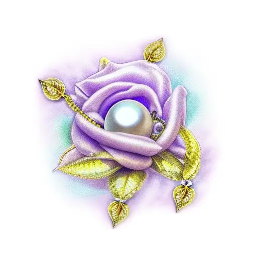 Violet And Pearl Bracelet