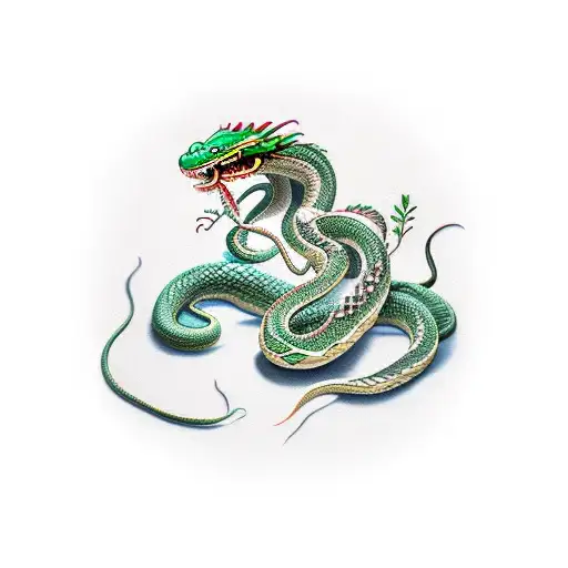 Snakes And Dragon Lily