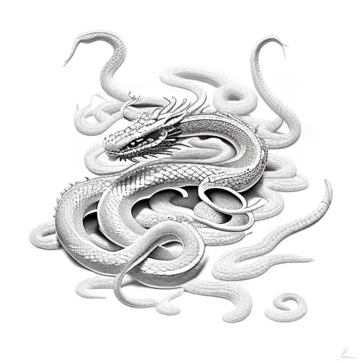 Snakes And Dragon Lily