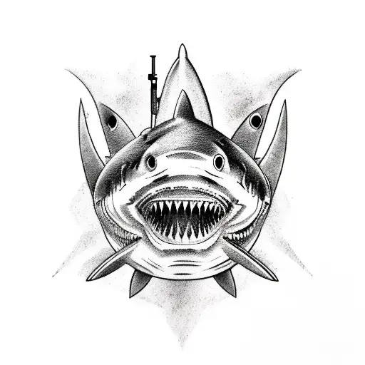 Shark With Guns