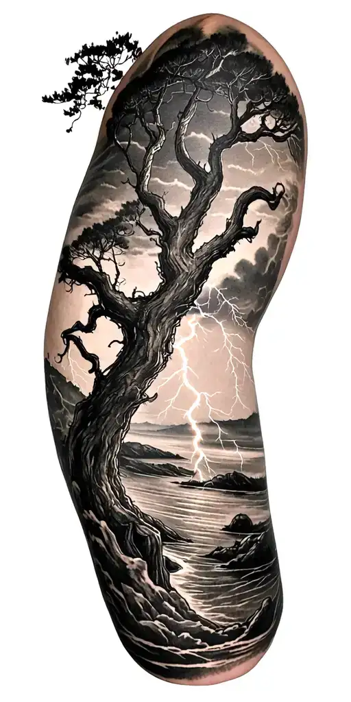 Rume And Tree And Lightning