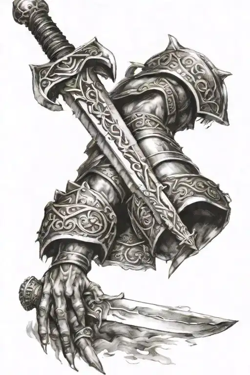 Gladiator Battered Sword