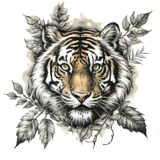 Forest Tiger On Hand