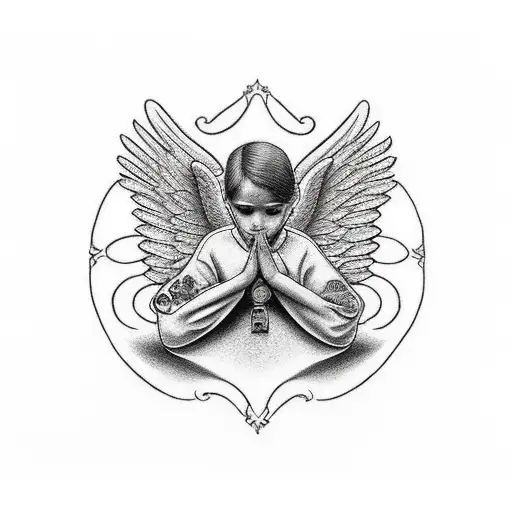 Angel De La Guarda Con La Palabra Abuelos