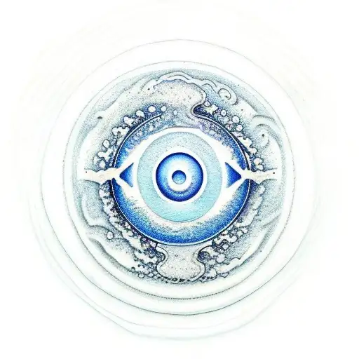 An Enso Made Of Water