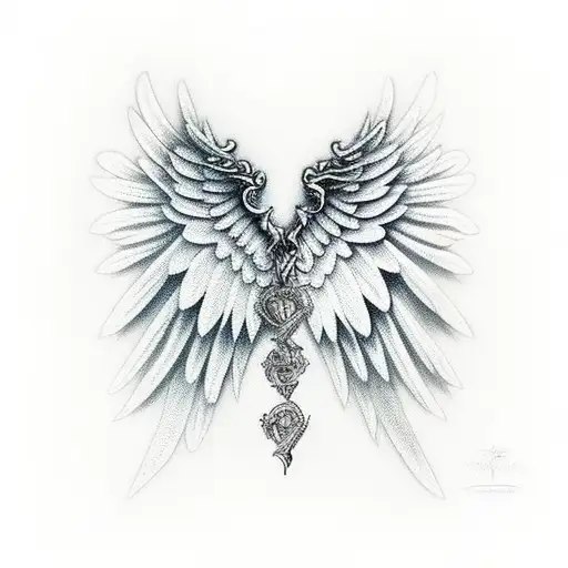 Falleen Angel With 2 Wings