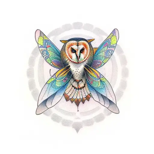 Barn Owl Deer Badger Fox Forest Dragonfly