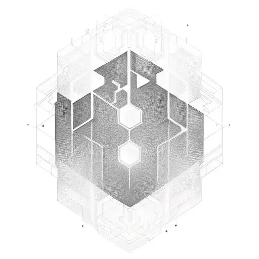 Hexagonal Cyberpunk Full Arm