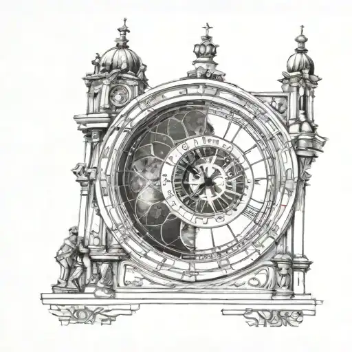 Make A Tattoo Of The Astronomical Clock In Olso For On My Wrist