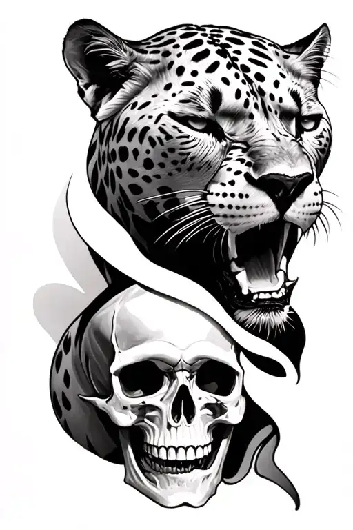 Panther And Skull Splitting