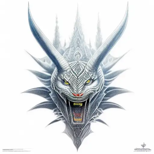 Shruikan From Eragon But Black With A Yellow Eye