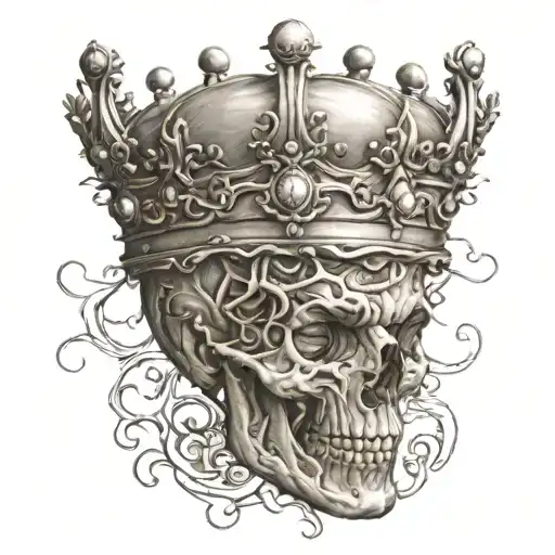Crown On Brain Front View