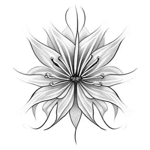 Spider Lily Cyber Sigil