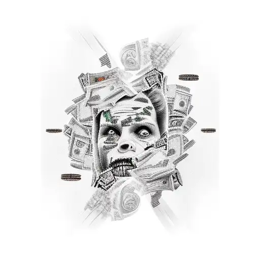 Money Stack That Burns