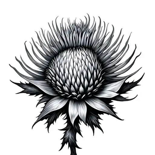 Thistle Black And Grey