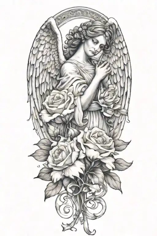 Angel Holding Lisianthus