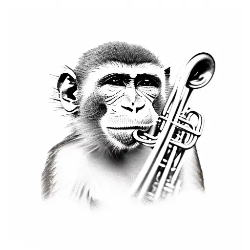 Monkey With A Trumpet