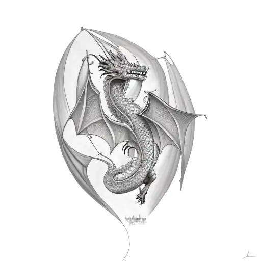 A Woman And A Dragon