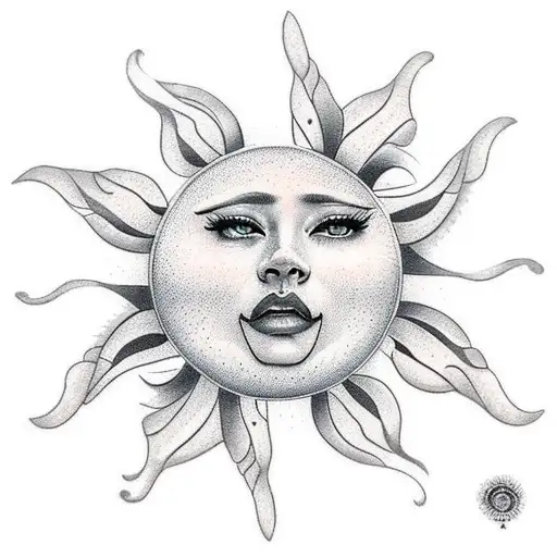 Sun With Butterflies