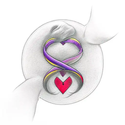 Robert Name Infinity Heart Symbol