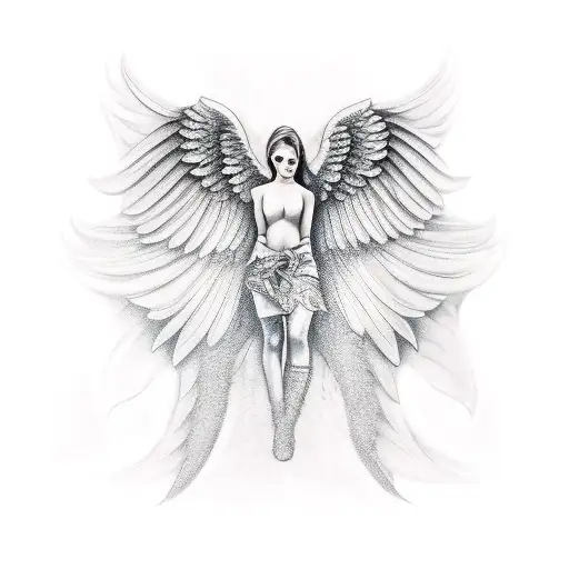 A Sensual Angel Wings