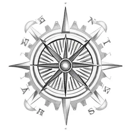 Pocket Watch Compass Gear