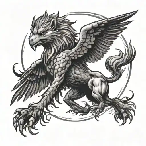 Griffin Blood Moon And Angry