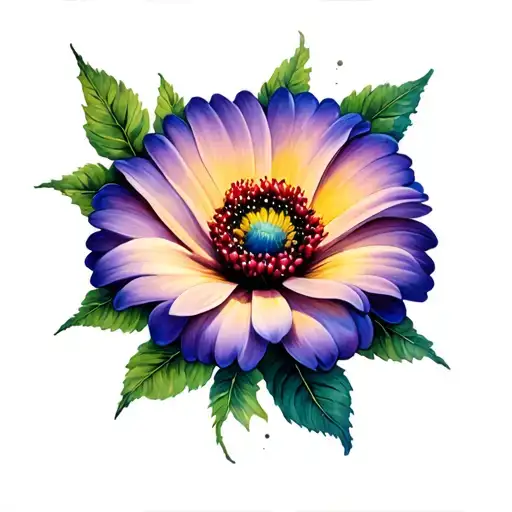 Night Flower Tattoo Shoulder For My Youngest Daughter