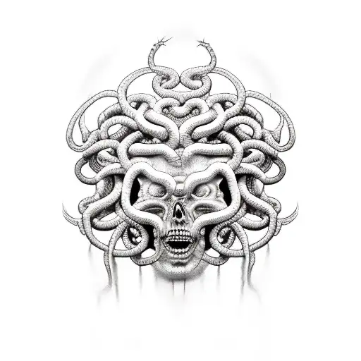 Medusa Head Tramp Stamp