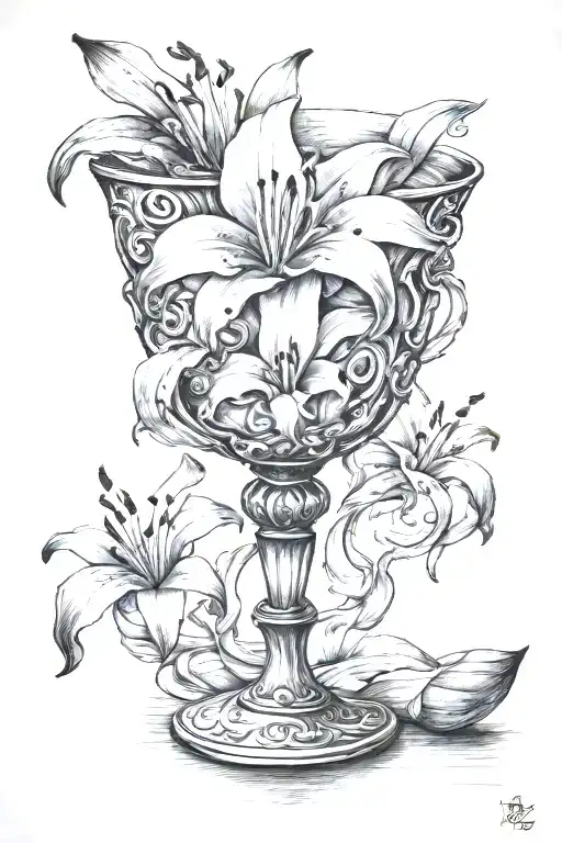Lily On A Goblet