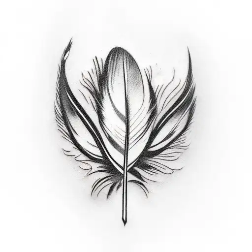 Feather With The Leatrice In