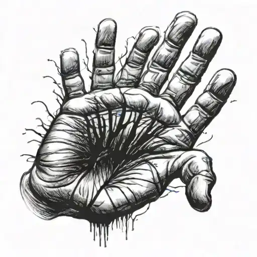 Best Friend Hand Print