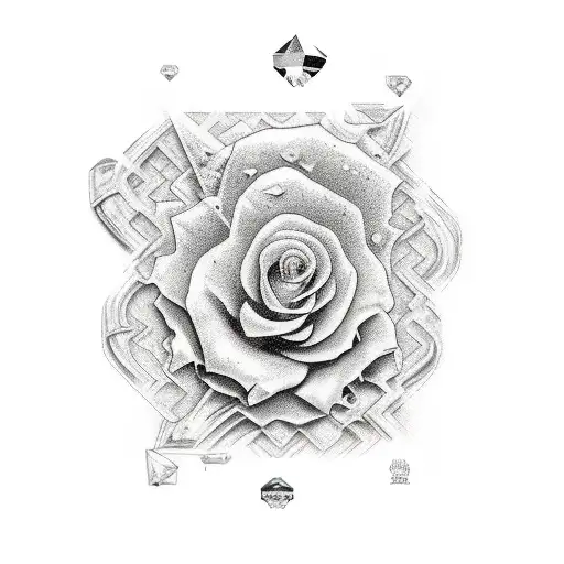 A Diamond Half Rough Half Polished