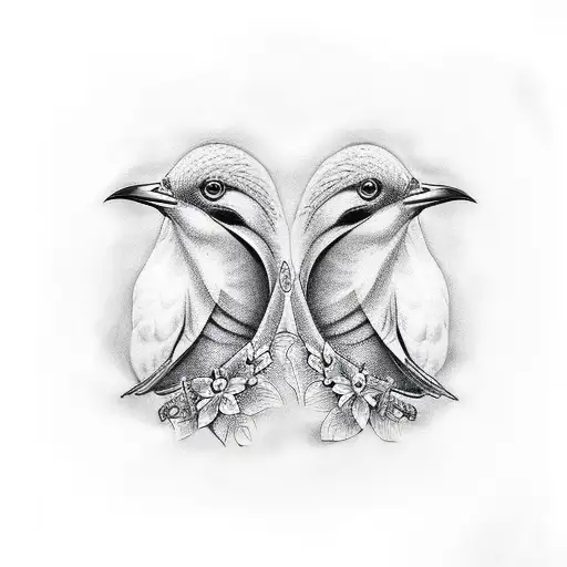 2 Birds And Infinity Symbol