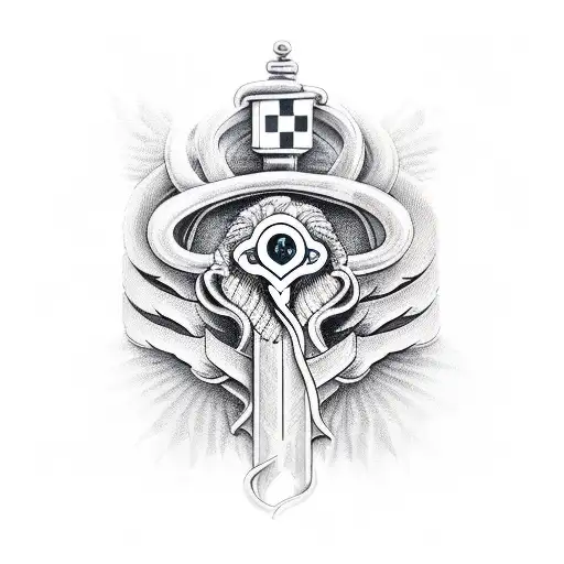 Military Medic With Caduceus